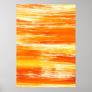 Poster fundo abstrato amarelo da aquarela