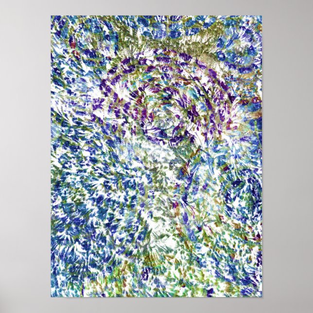 Poster Fundo abstrato colorido moderno e descolado (Frente)