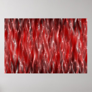 Poster fundo abstrato. fundo vermelho com ondas e