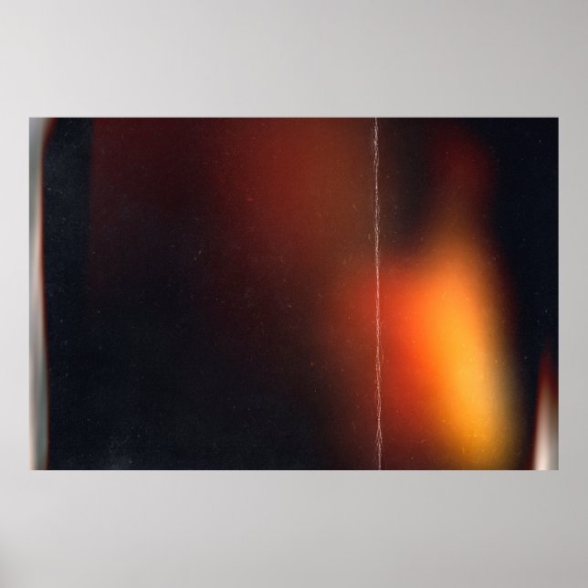 Poster Fundo abstrato preto. Efeito fotográfico. Retro fi (Frente)