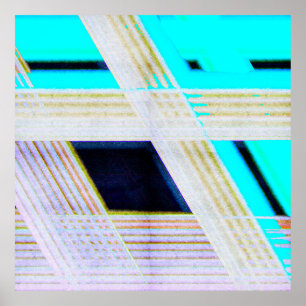 Poster Fundo abstrato velho cinza com cor brilhante
