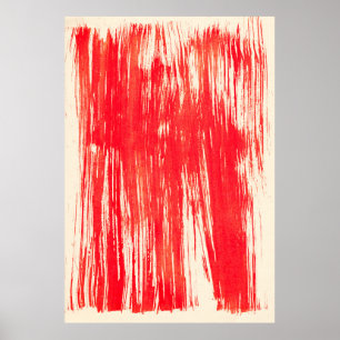 Poster fundo abstrato vermelho a partir da aquarela