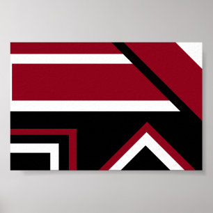 Póster Fundo ajustável de 15 amostras de folha em um