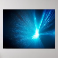 fundo azul abstrato com raios de luz