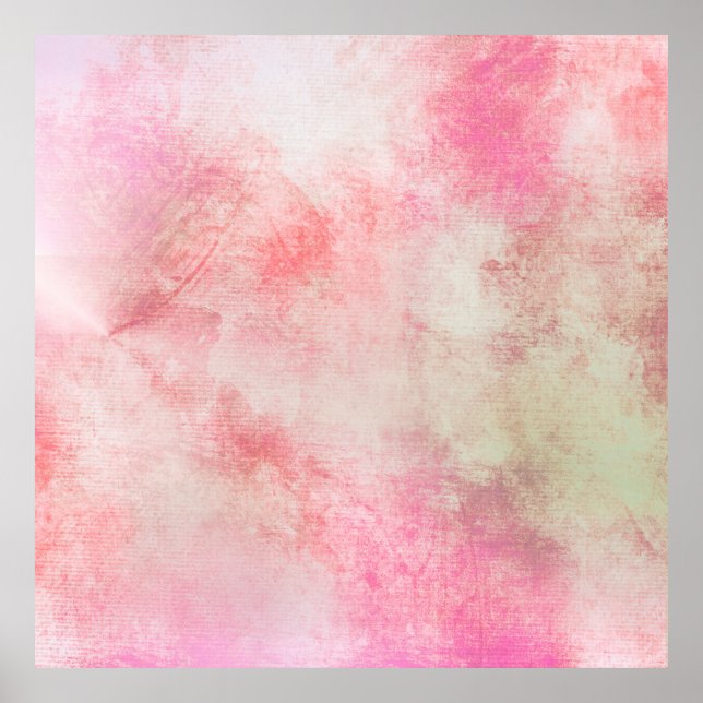 Poster Fundo colorido cor-de-rosa (Frente)