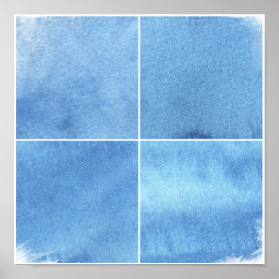 Póster fundo colorido da aguarela para seus 5