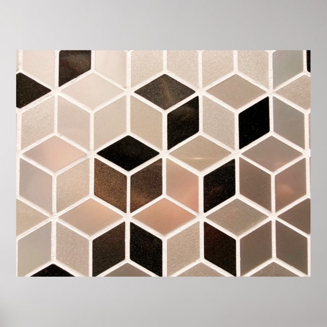 Poster fundo com abstrato. (Frente)
