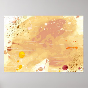 Poster fundo da aguarela