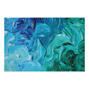 Póster Fundo de Arte de Abstrato de Belas Artes Pintadas