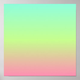 Poster Fundo de borrão verde-rosa verde-verde