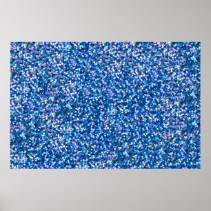 Poster Fundo de brilho azul. Fundo preenchido com sh