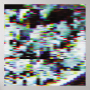 Poster Fundo de brilho escuro, ilustração. Preto, azul,