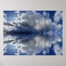 Fundo de chamada de vídeo das nuvens de Moody