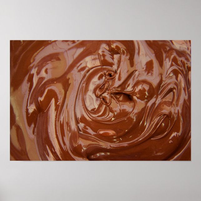 Poster Fundo de Chocolate (Frente)
