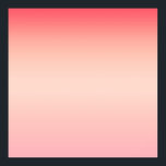 Poster Fundo de gradação de cor rosa vermelha e amarela<br><div class="desc">Cor verde amarela e cor-de-rosa.</div>