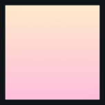 Poster Fundo de gradação rosa pálido e amarelo<br><div class="desc">Gradiente rosa pálido e amarelo.</div>
