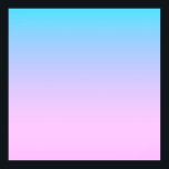 Poster Fundo de gradiente azul e rosa<br><div class="desc">Cores de gradiente azul e rosa.</div>