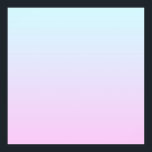 Poster Fundo de gradiente pastoso rosa e azul<br><div class="desc">Gradiente pastel azul e rosa comum.</div>