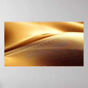 Poster Fundo de ouro de luxo com secador de partículas. m