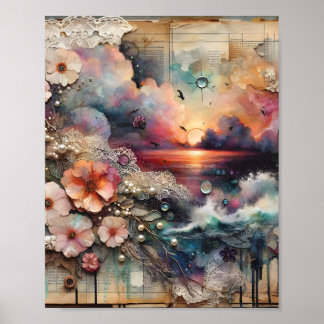 Poster Fundo de papel de parede digital