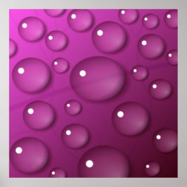 Póster Fundo de queda de água rosa