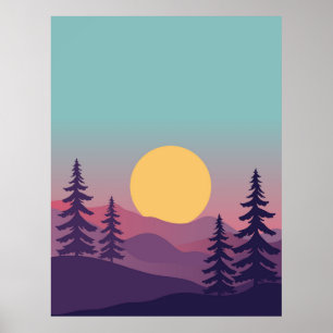 Poster Fundo de respingo de cor