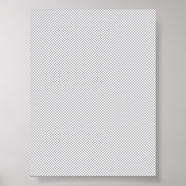 Poster Fundo de Sinal de Evento Moderno com Bolinhas Cinz (Frente)