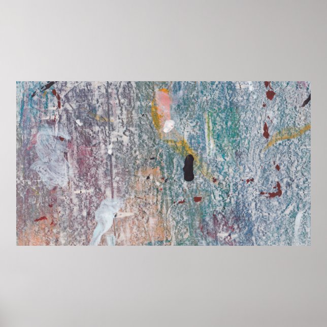 Poster fundo de tinta abstrato. Trabalho de arte feito de (Frente)