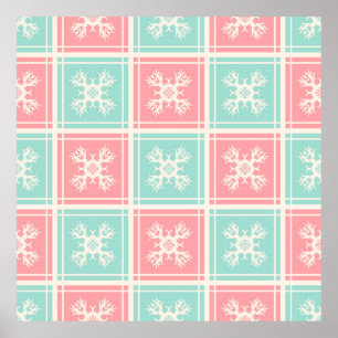 Poster Fundo decorativo com elementsabstra sem descontinu