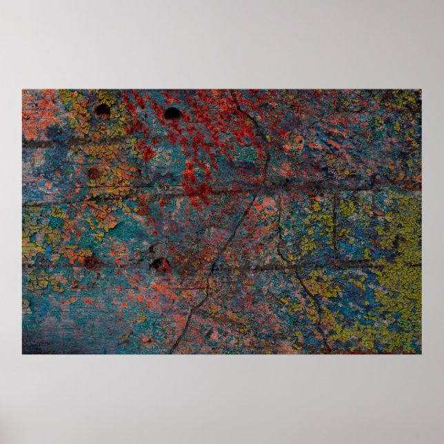 Poster fundo do abstrato multicolor grunge com resumo (Frente)