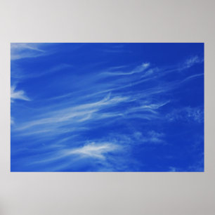 Póster Fundo do céu azul.