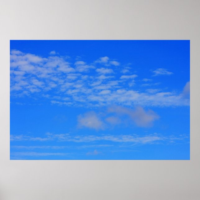 Poster Fundo do céu azul. (Frente)