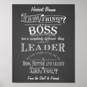 Poster Fundo do cinza da apreciação do chefe