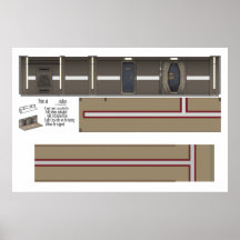 Fundo do Corredor de Defiant Diorama