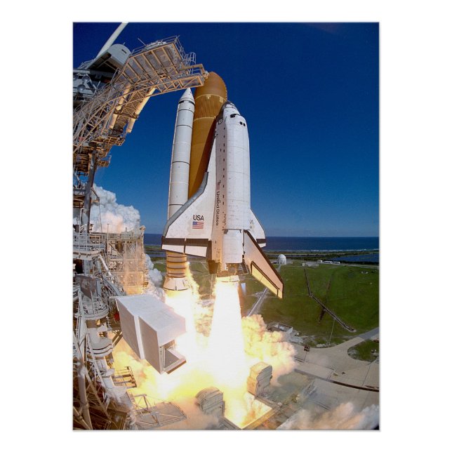 Póster Fundo do ônibus espacial (Frente)
