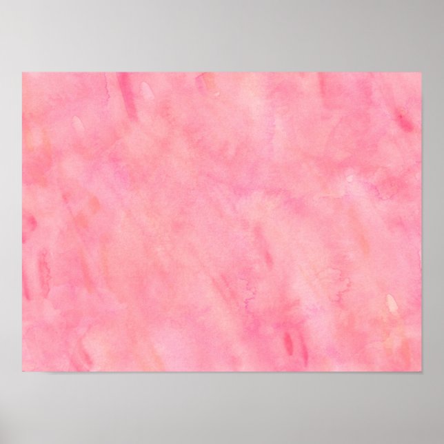 Poster Fundo do Padrão de Textura de Cor da Água da rosa  (Frente)