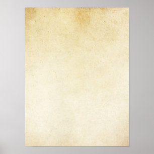 Póster Fundo do papel de pergaminho do Grunge do marfim