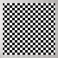 Fundo do Quadro de Verificação Preto e Branco