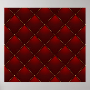 Poster Fundo do Thread Dourado Vermelho Incluso