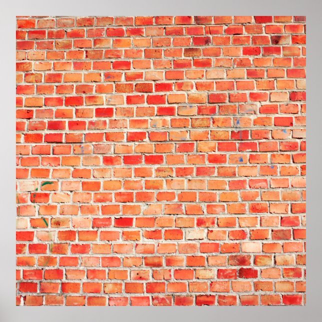 Poster Fundo do tijolo ou tijolo texturebrick, design, in (Frente)