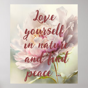 Poster Fundo floral. Primavera floresce