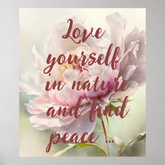 Poster Fundo floral. Primavera floresce (Frente)