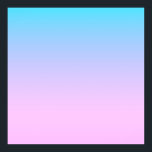 Poster Fundo gradiente azul e rosa<br><div class="desc">Cores gradientes azul e rosa.</div>