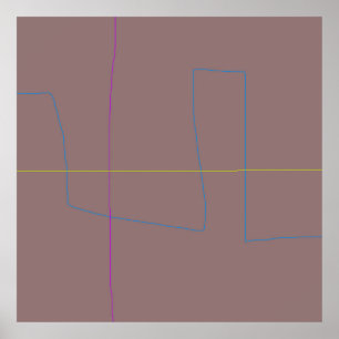 Poster Fundo Marrom Mudado