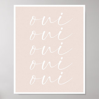 Poster Fundo Oui Oui Peach