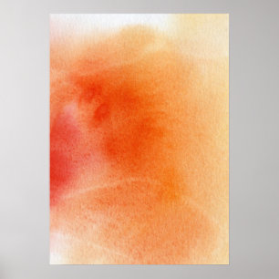Póster Fundo pintado mão 15 da aguarela abstrata