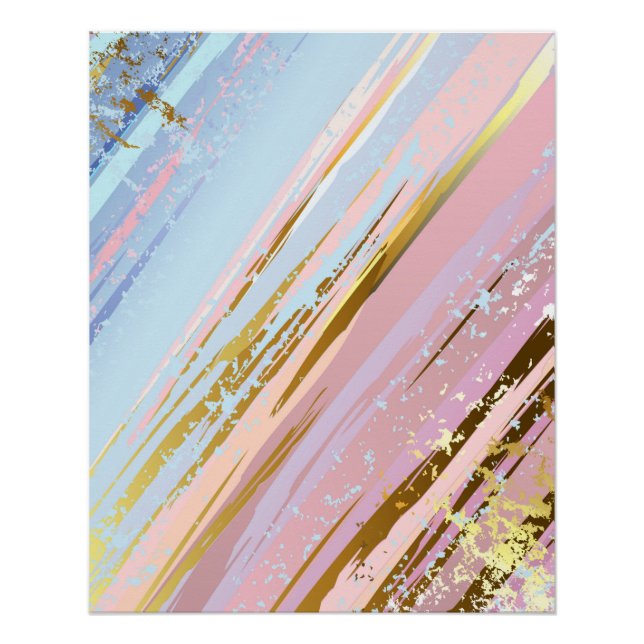 Póster Fundo Rosa Texturizado (Frente)