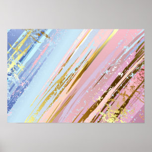 Poster Fundo Rosa Texturizado