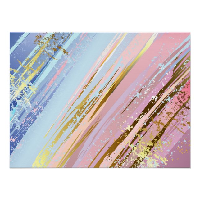 Póster Fundo Rosa Texturizado (Frente)