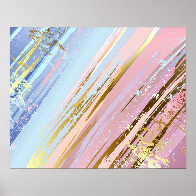 Poster Fundo Rosa Texturizado (Frente)